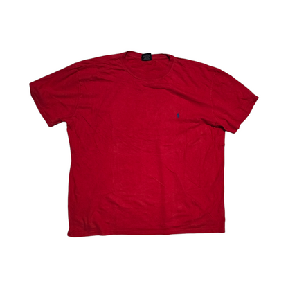 Playera Ralph Lauren Grande L Roja Pony Azul