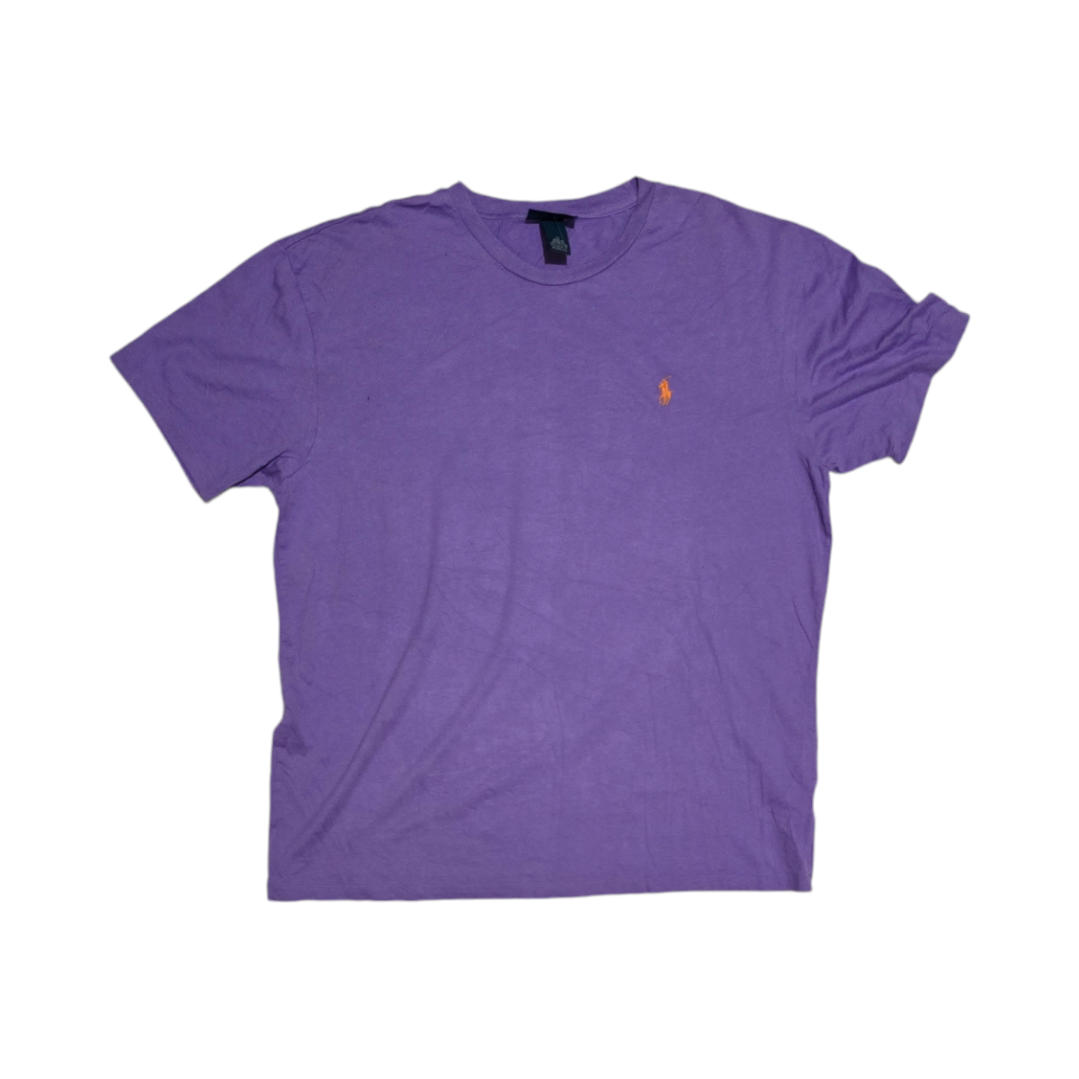 Playera Ralph Lauren Mediana M Morada Pony Naranja