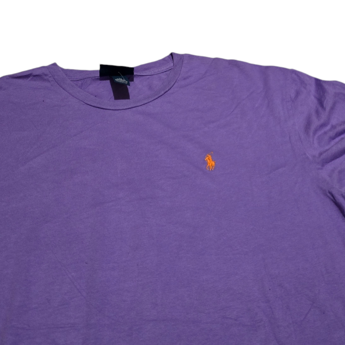 Playera Ralph Lauren Mediana M Morada Pony Naranja