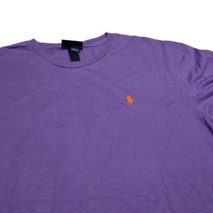 Playera Ralph Lauren Mediana M Morada Pony Naranja