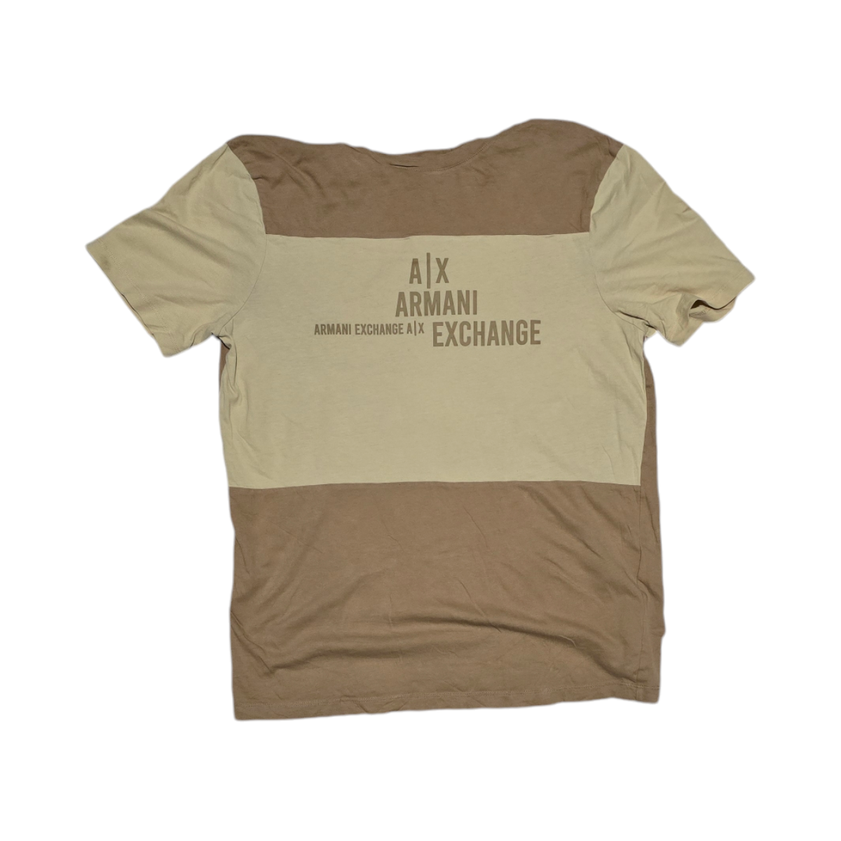 Playera Armani Exchange Chico S Regularfit Cafe