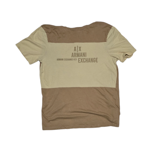 Playera Armani Exchange Chico S Regularfit Cafe