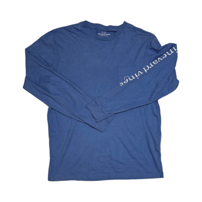 Playera Manga Larga Vineyard Vines Mediana M Azul