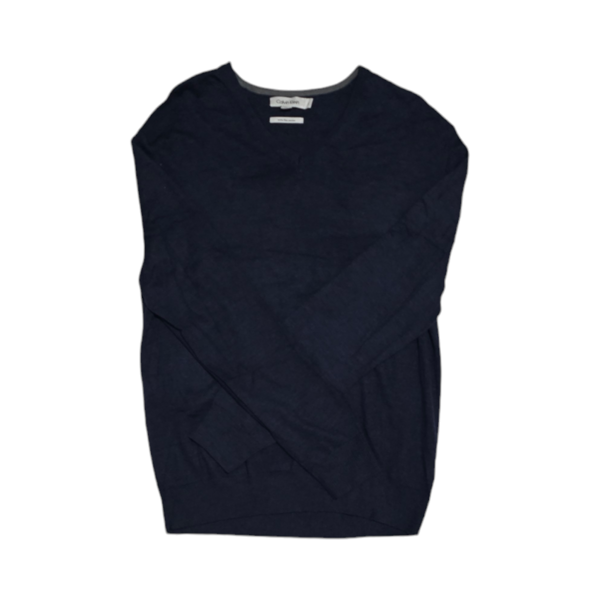 Sueter Calvin Klein Grande L Extra Fine Merino Azul