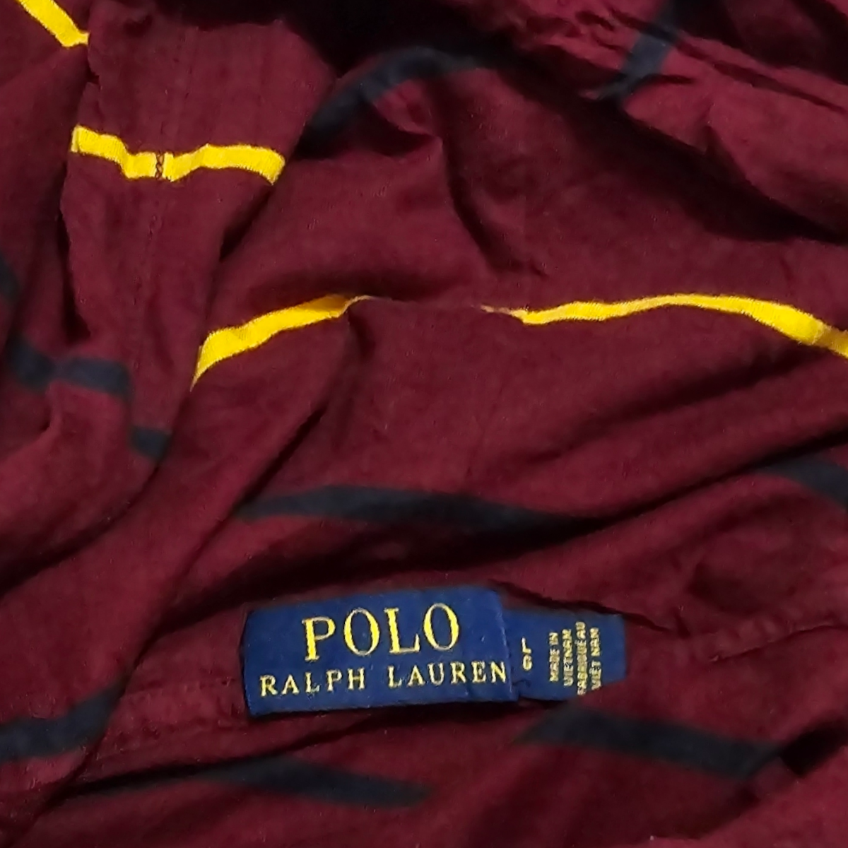 Playera Con Gorro Manga Larga Ralph Lauren Grande L Vino