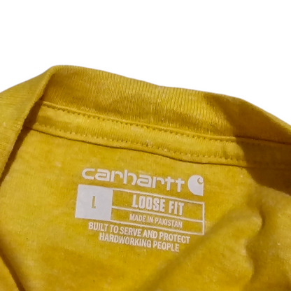 Playera Carhartt Grande L Loose Fit Amarillo