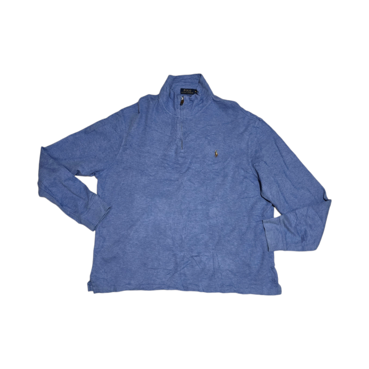 Sueter Ralph Lauren Xgrande Estate Rib Azul Pony Colores