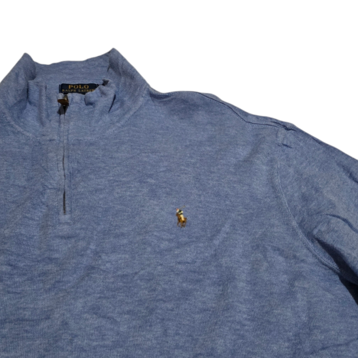 Sueter Ralph Lauren Xgrande Estate Rib Azul Pony Colores