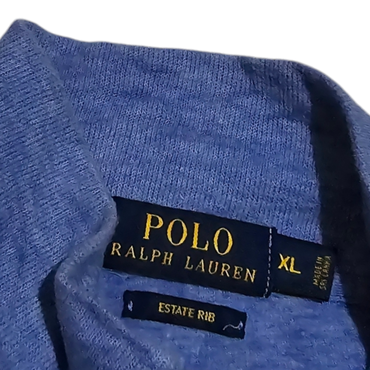 Sueter Ralph Lauren Xgrande Estate Rib Azul Pony Colores