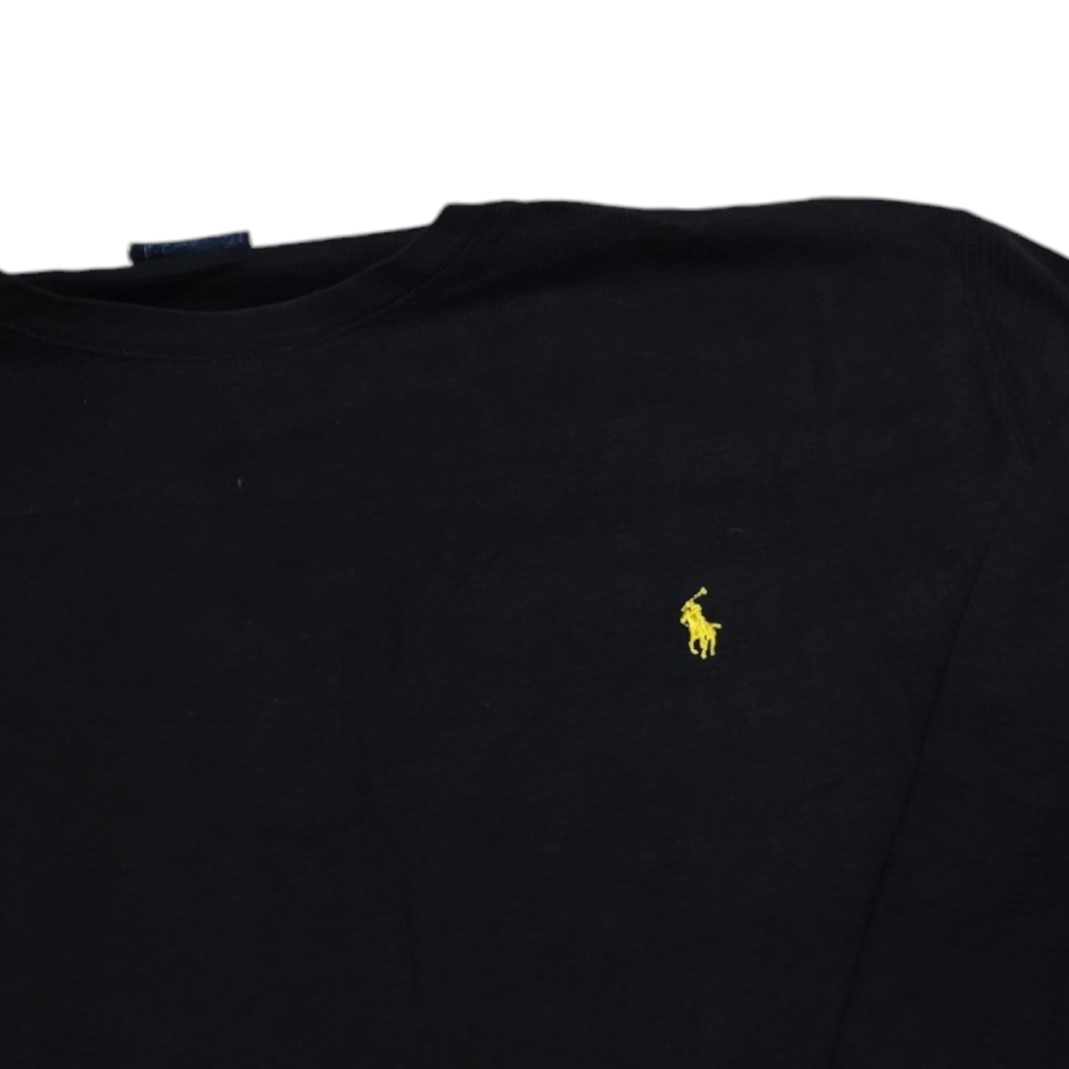 Playera Manga Larga Ralph Lauren Xgrande Azul Pony Amarillo