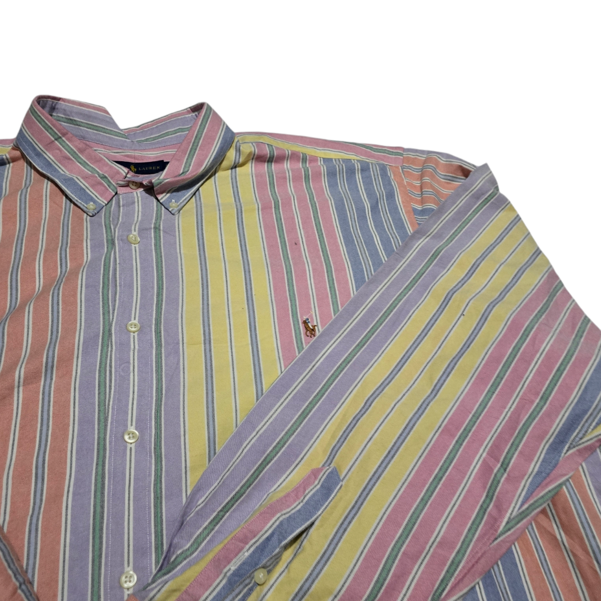 Camisa Polo Ralph Lauren 4xl Lineas Colores Pony Colores