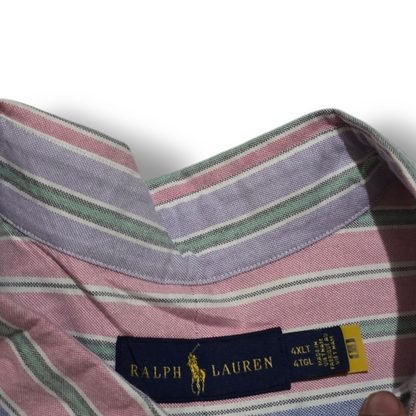 Camisa Polo Ralph Lauren 4xl Lineas Colores Pony Colores