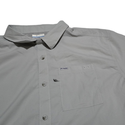 Camisa Manga Corta Columbia 2xl Gris