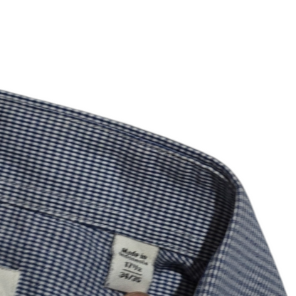Camisa Calvin Klein Xgrande Xl Slim Fit Cuadro Azul