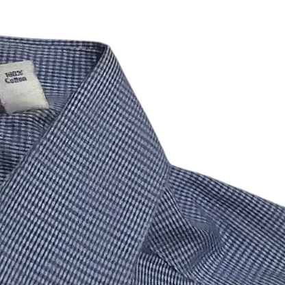 Camisa Calvin Klein Xgrande Xl Slim Fit Cuadro Azul