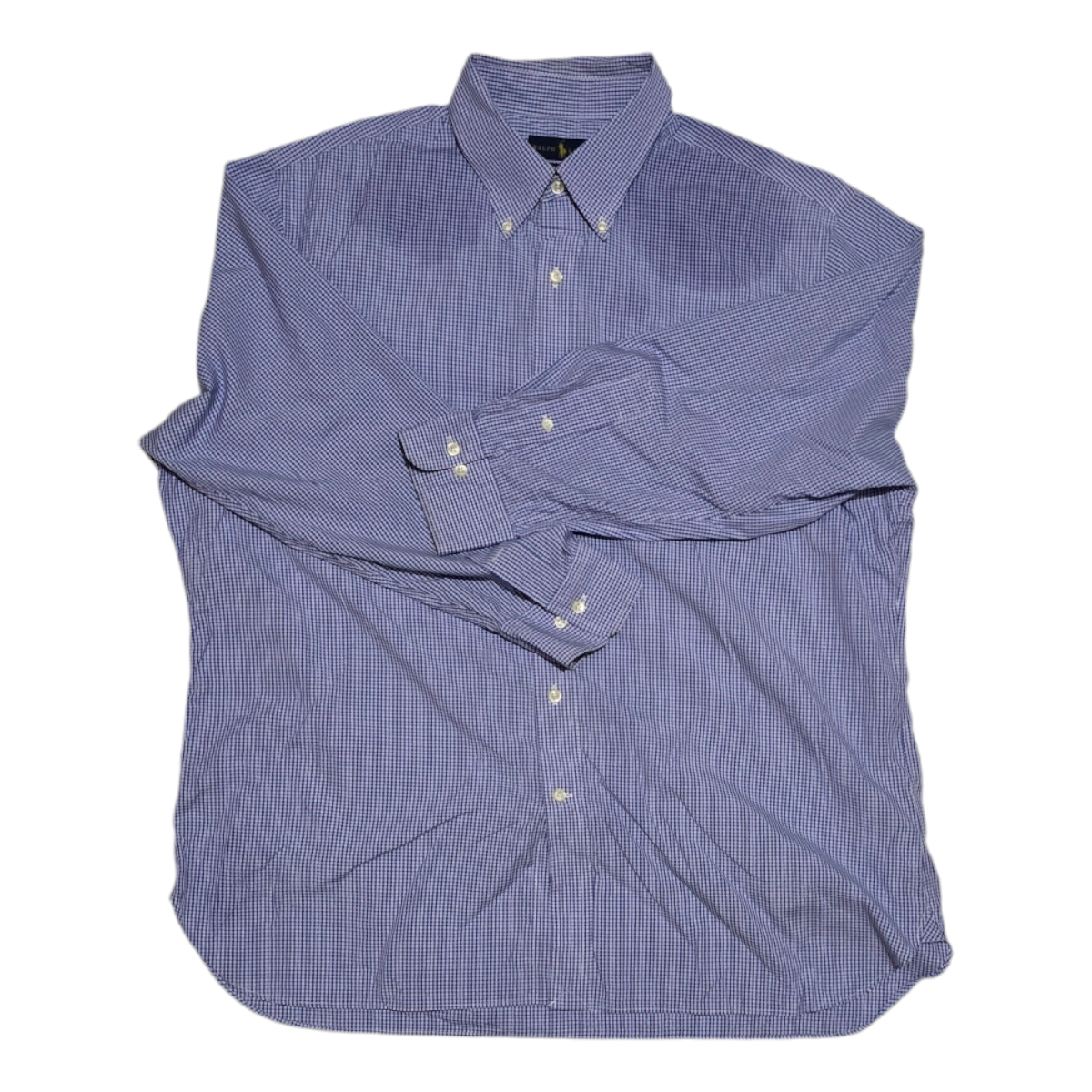 Camisa Polo Ralph Lauren Xgrande Xl Easycare Cuadro Azul