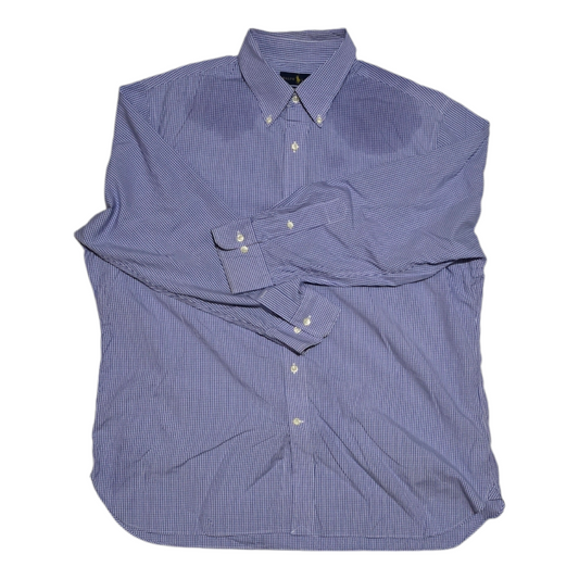 Camisa Polo Ralph Lauren Xgrande Xl Easycare Cuadro Azul