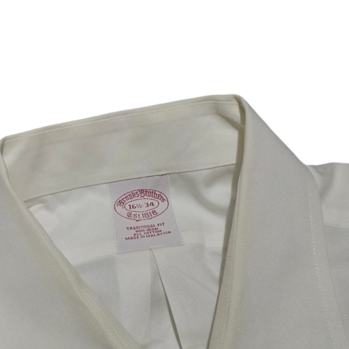 Camisa Books Brothers Grande L Blanca