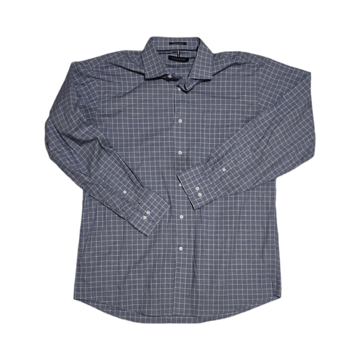 Camisa Tommy Hilfiger Grande L 16 1-2 Azul