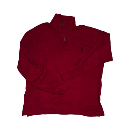 Sueter Polo Ralph Lauren Grande L Rojo Pony Negro