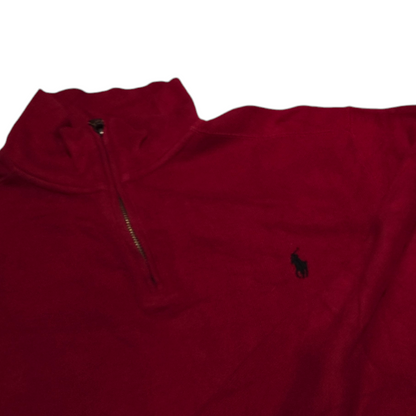 Sueter Polo Ralph Lauren Grande L Rojo Pony Negro