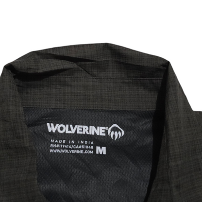 Camisa Manga Corta Wolverine Mediana M Gris