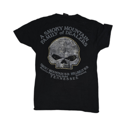 Playera Harley Davidson Chico S Negra Calavera