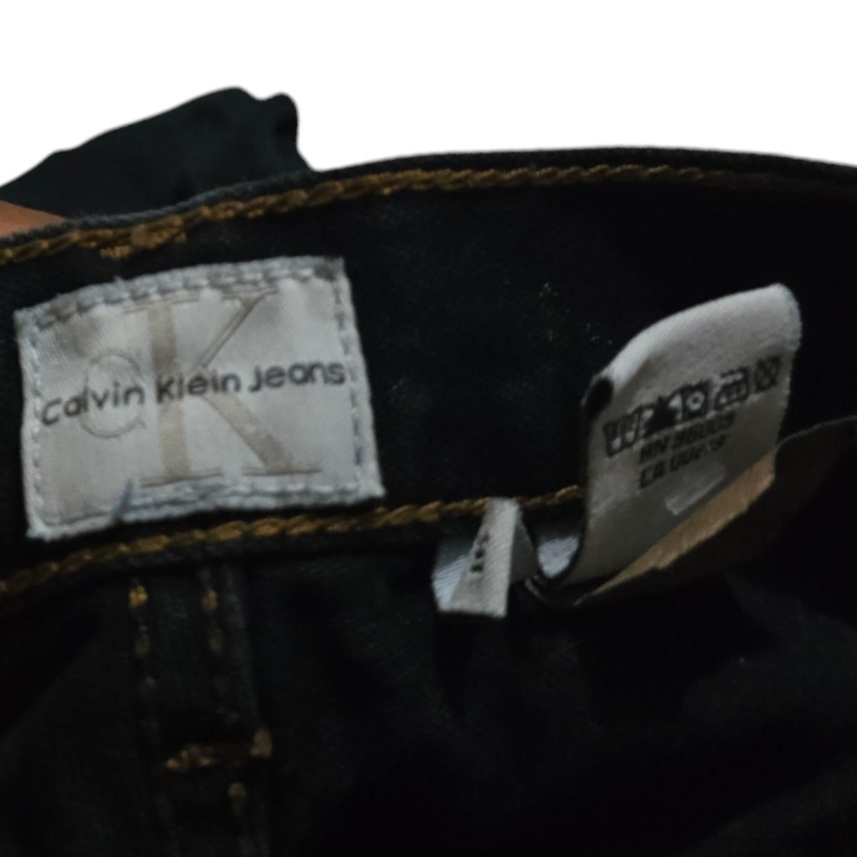 Pantalon Calvin Klein Talla 16 Recto Azul