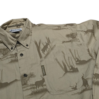 Camisa Columbia Grande L Beige Figuras