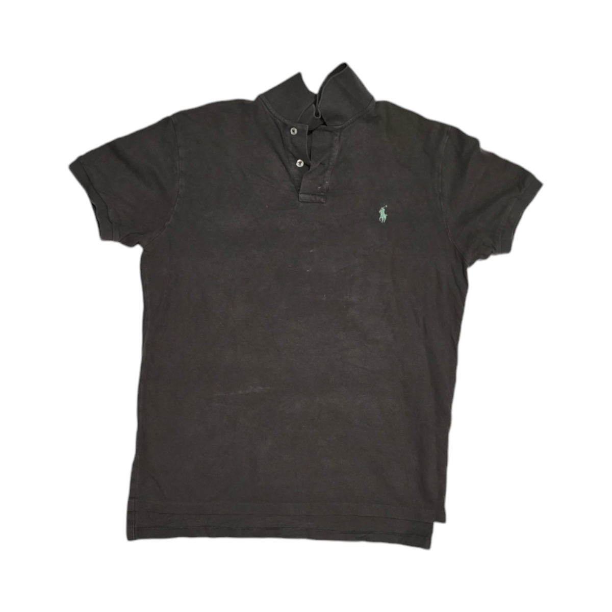 Playera Polo Ralph Lauren Grande L Custom Fit Cafe Deslavado