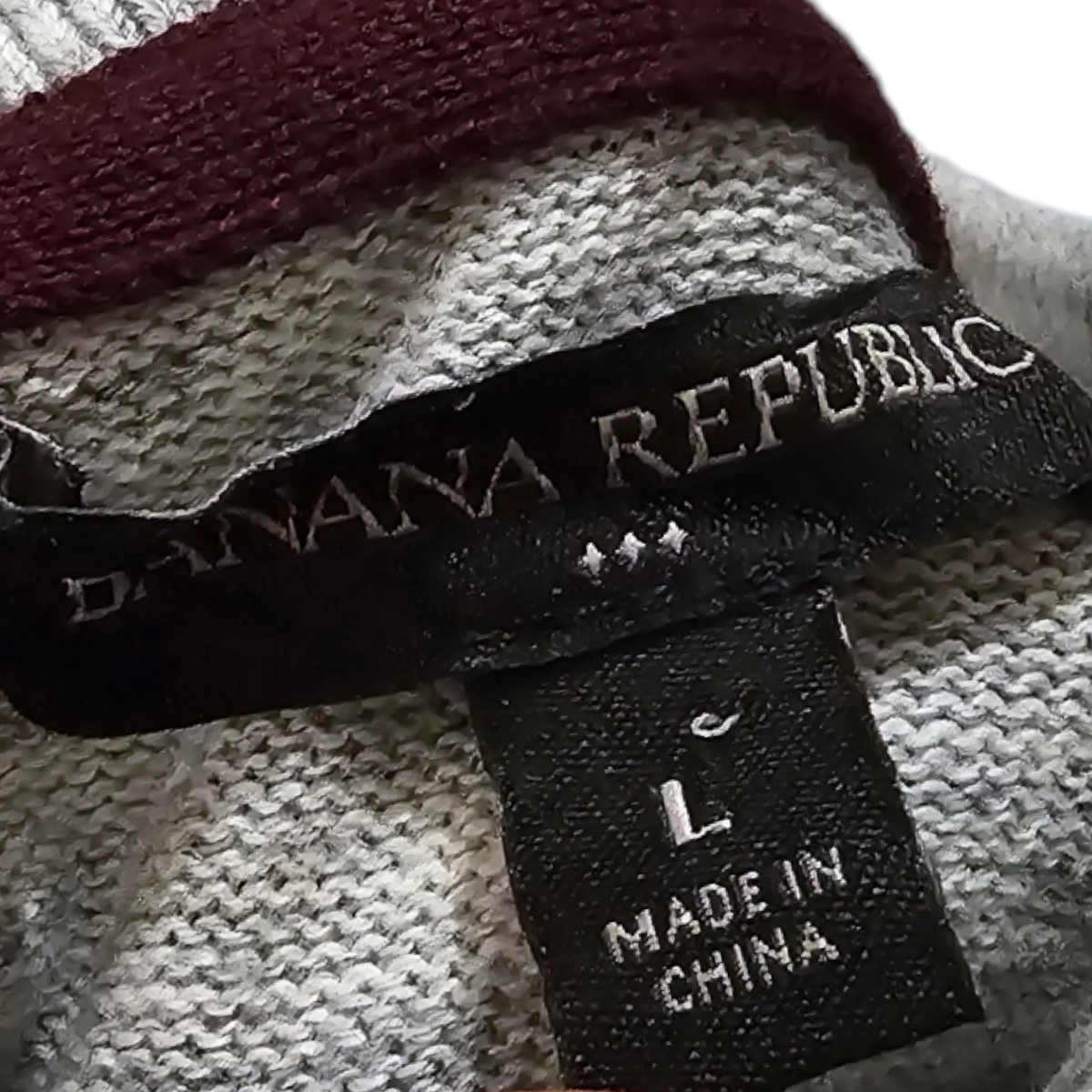 Sueter Banana Republic Grande L Gris