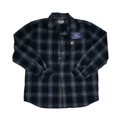 Camisa Carhartt Xgrande Xl Original Fit Cuadro Azul