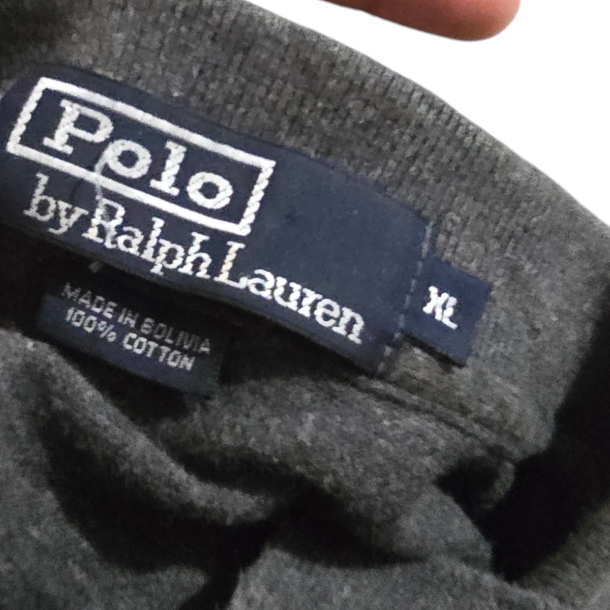 Playera Polo Ralph Lauren Xgrande Xl Gris Pony Negro