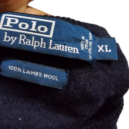 Sueter Ralph Lauren Xgrande Xl Azul Pony Rojo