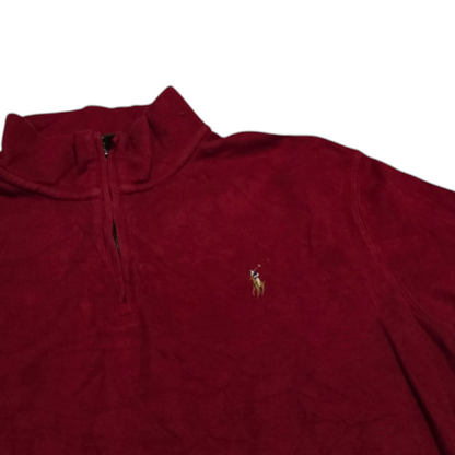 Sueter Ralph Lauren Grande L Estate Rib Rojo Pony Colores