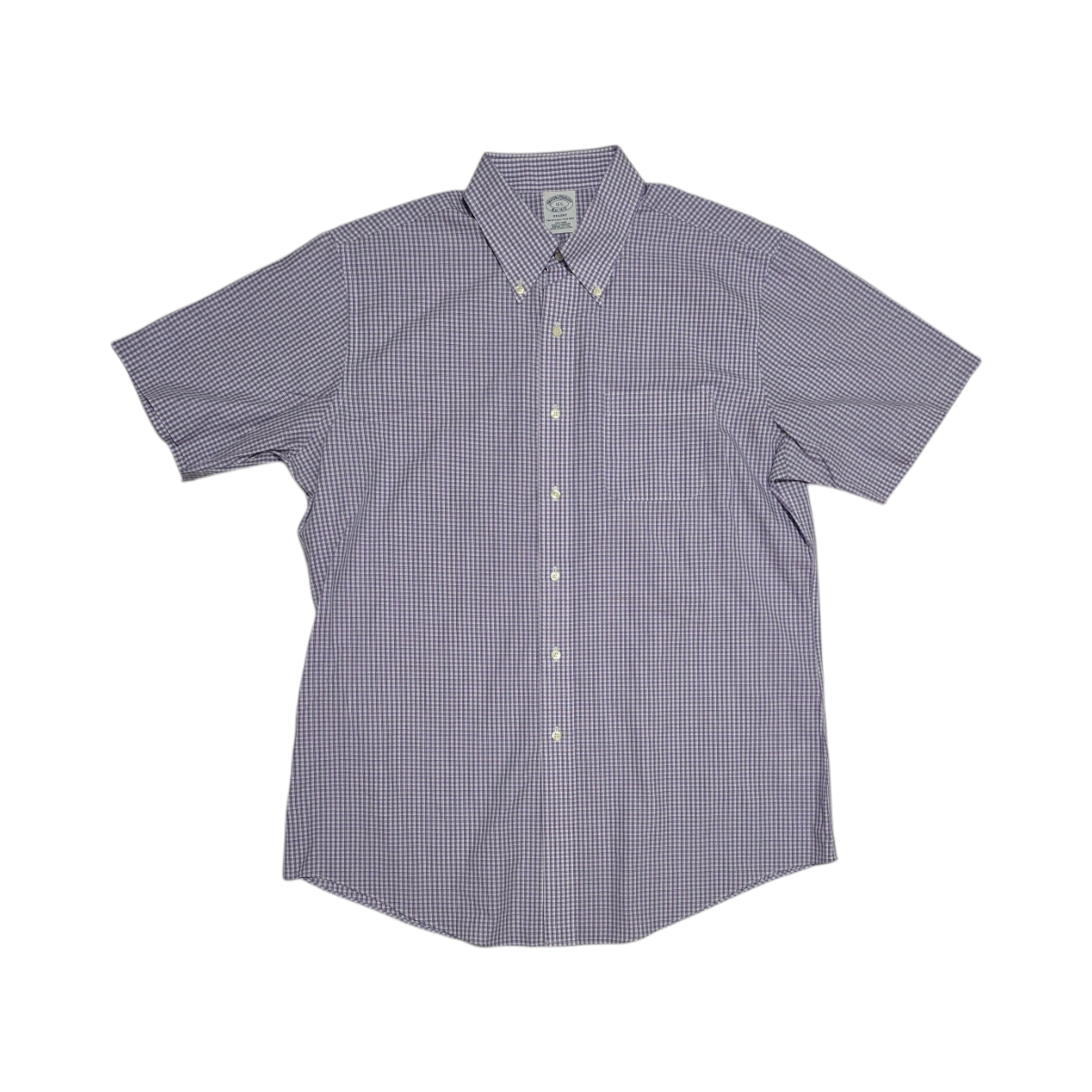 Camisa Manga Corta Brooks Brothers Grande L Regent Morado