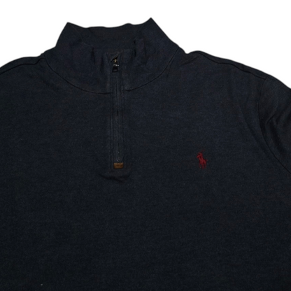 Sueter Ralph Lauren Grande L Azul Pony Vino