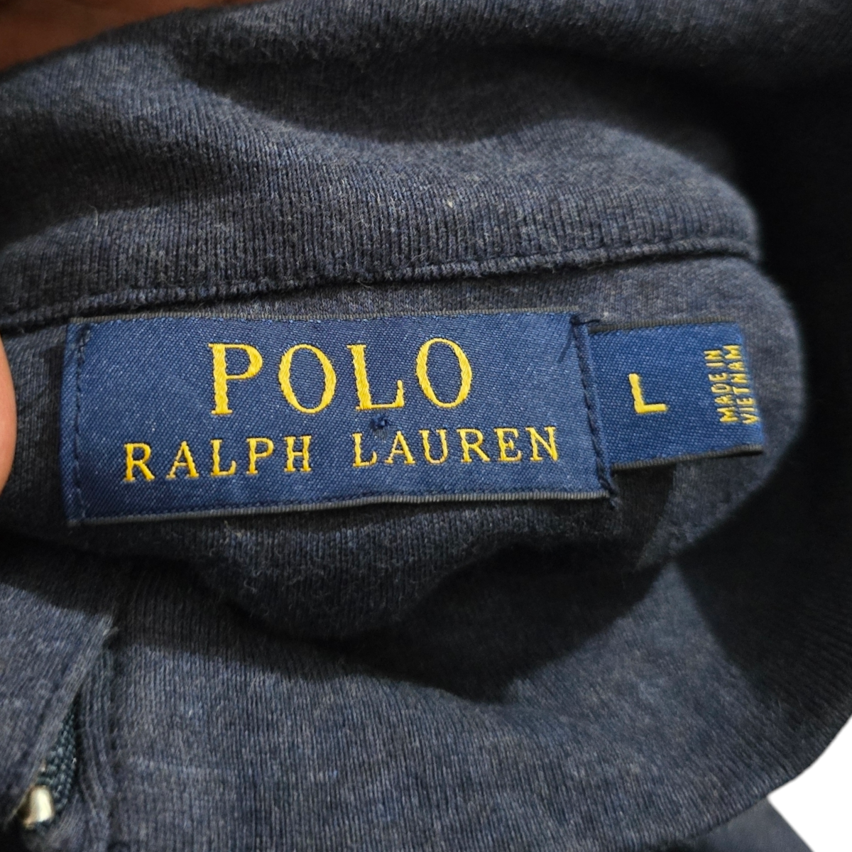 Sueter Ralph Lauren Grande L Azul Pony Vino