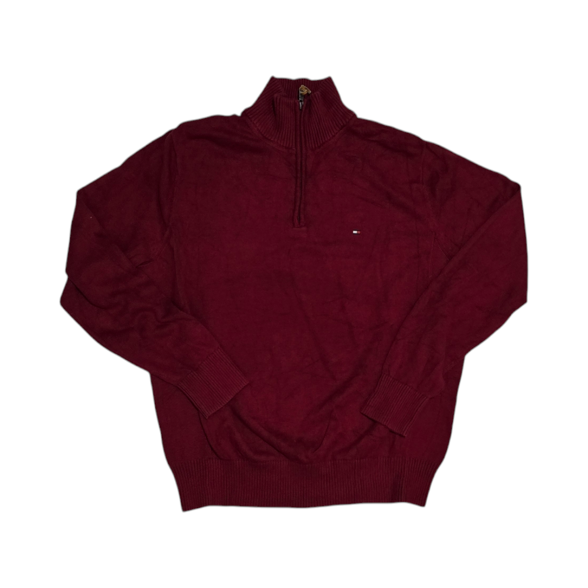 Sueter Tommy Hilfiger Grande L Rojo Oscuro