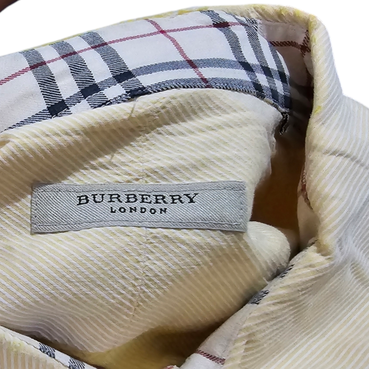 Camisa Burberry Grande L Amarillo