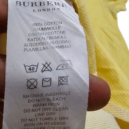 Camisa Burberry Grande L Amarillo