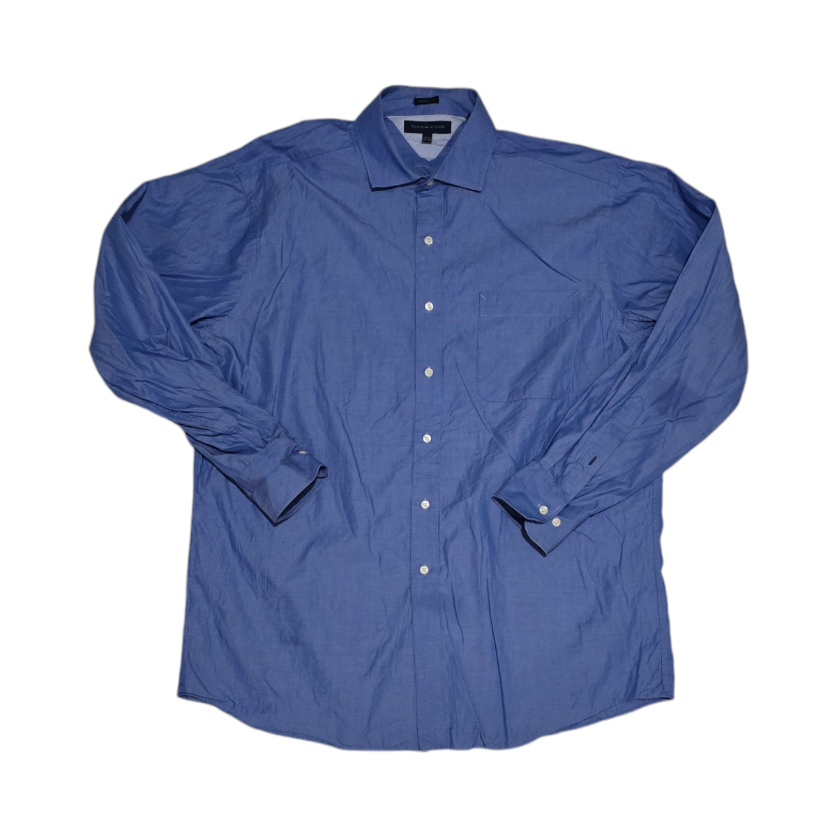 Camisa Tommy Hilfiger Grande L 16 1/2 Azul