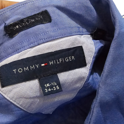 Camisa Tommy Hilfiger Grande L 16 1/2 Azul