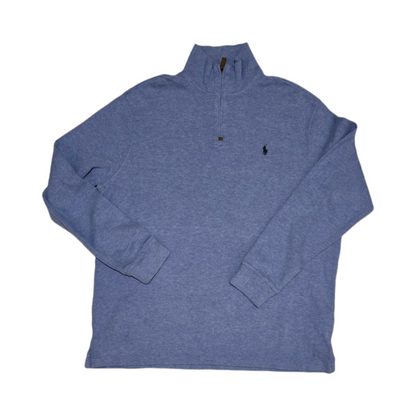 Sueter Ralph Lauren Xgrande Xl Azul Codigo Qr Pony Azul