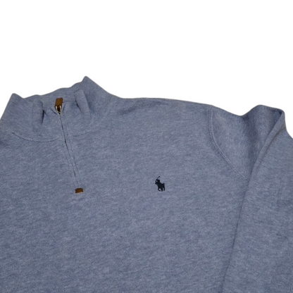 Sueter Ralph Lauren Xgrande Xl Azul Codigo Qr Pony Azul