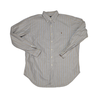 Camisa Ralph Lauren Xgrande 17 34-35 Classic Fit Linea Azul