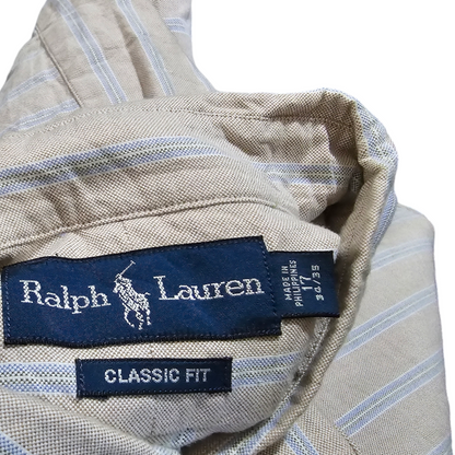 Camisa Ralph Lauren Xgrande 17 34-35 Classic Fit Linea Azul