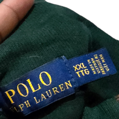 Sueter Ralph Lauren 2xl Verde Pony Azul