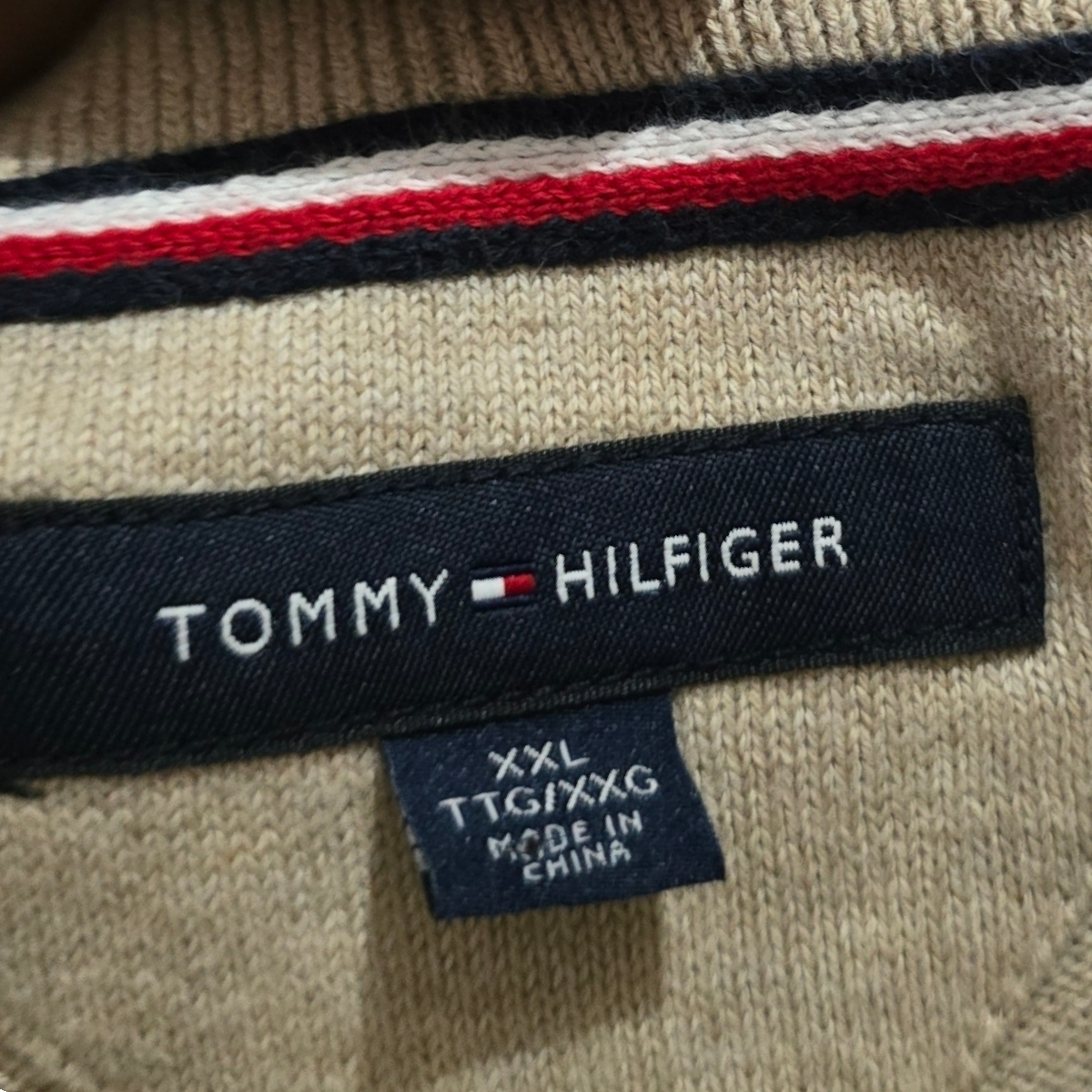 Sueter Tommy Hilfiger 2xl Cafe Claro
