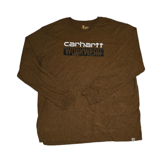 Playera Manga Larga Carhartt 3xl Tall Cafe